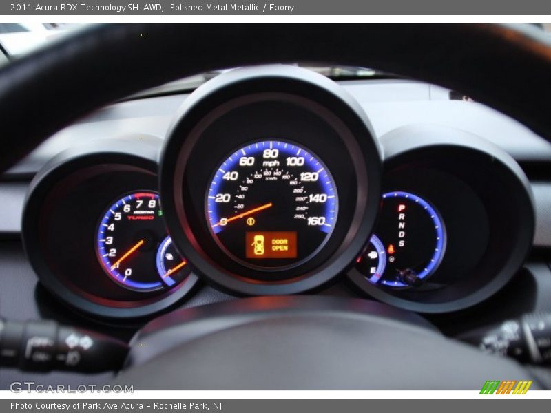 Polished Metal Metallic / Ebony 2011 Acura RDX Technology SH-AWD