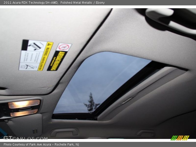 Polished Metal Metallic / Ebony 2011 Acura RDX Technology SH-AWD