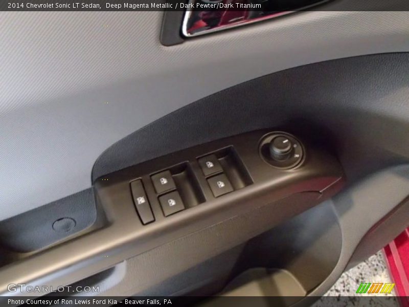 Deep Magenta Metallic / Dark Pewter/Dark Titanium 2014 Chevrolet Sonic LT Sedan