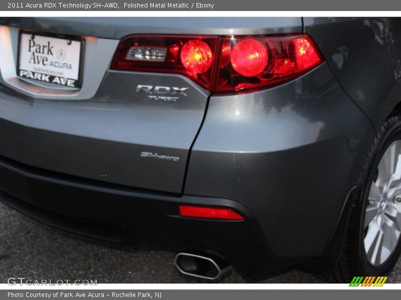 Polished Metal Metallic / Ebony 2011 Acura RDX Technology SH-AWD