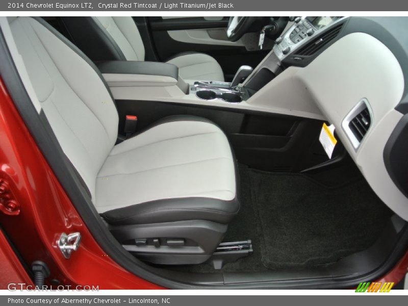 Crystal Red Tintcoat / Light Titanium/Jet Black 2014 Chevrolet Equinox LTZ