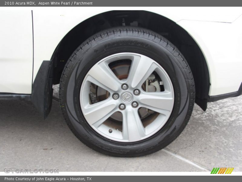 Aspen White Pearl / Parchment 2010 Acura MDX