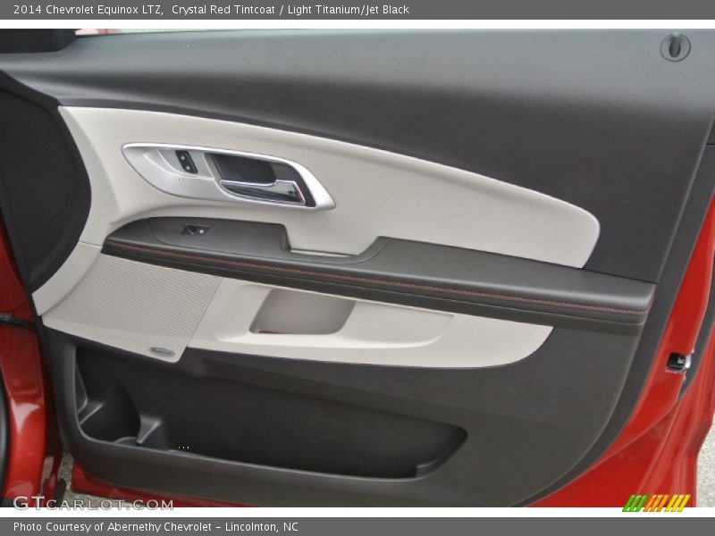 Crystal Red Tintcoat / Light Titanium/Jet Black 2014 Chevrolet Equinox LTZ