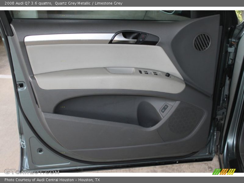Quartz Grey Metallic / Limestone Grey 2008 Audi Q7 3.6 quattro