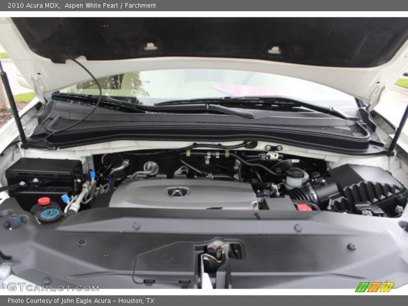 Aspen White Pearl / Parchment 2010 Acura MDX