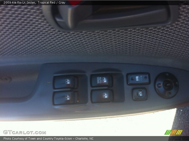 Tropical Red / Gray 2009 Kia Rio LX Sedan