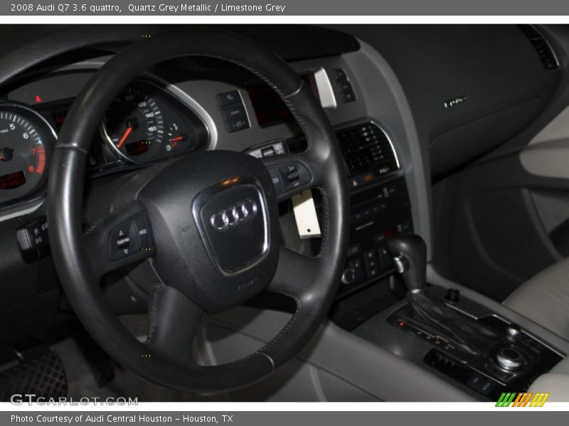 Quartz Grey Metallic / Limestone Grey 2008 Audi Q7 3.6 quattro