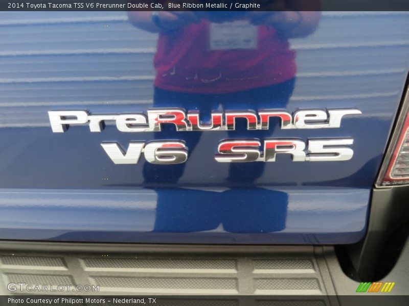 Blue Ribbon Metallic / Graphite 2014 Toyota Tacoma TSS V6 Prerunner Double Cab