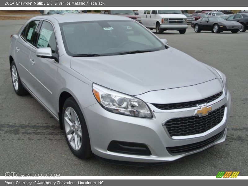 Silver Ice Metallic / Jet Black 2014 Chevrolet Malibu LT