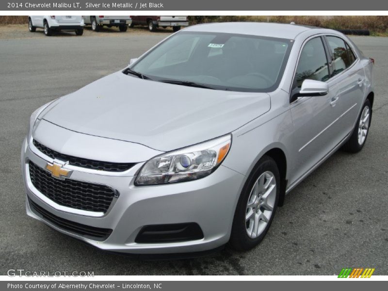 Silver Ice Metallic / Jet Black 2014 Chevrolet Malibu LT