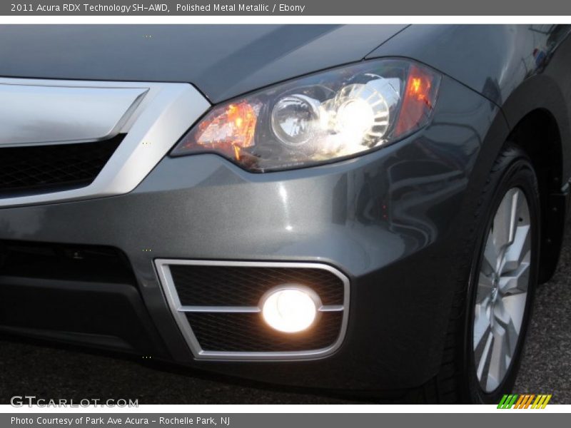 Polished Metal Metallic / Ebony 2011 Acura RDX Technology SH-AWD