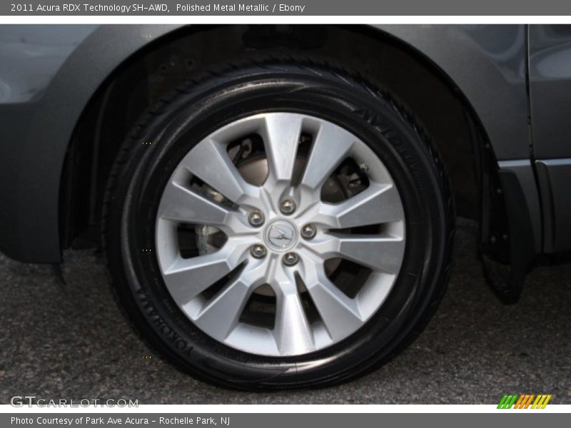 Polished Metal Metallic / Ebony 2011 Acura RDX Technology SH-AWD