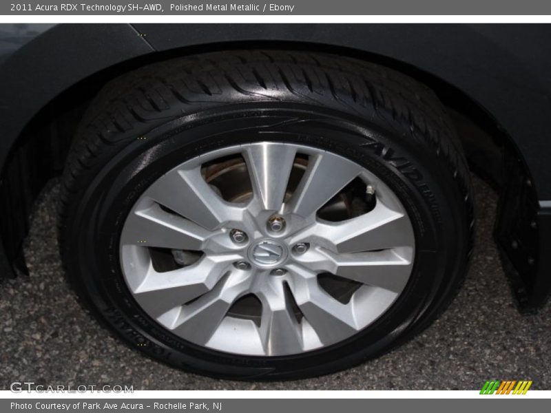 Polished Metal Metallic / Ebony 2011 Acura RDX Technology SH-AWD