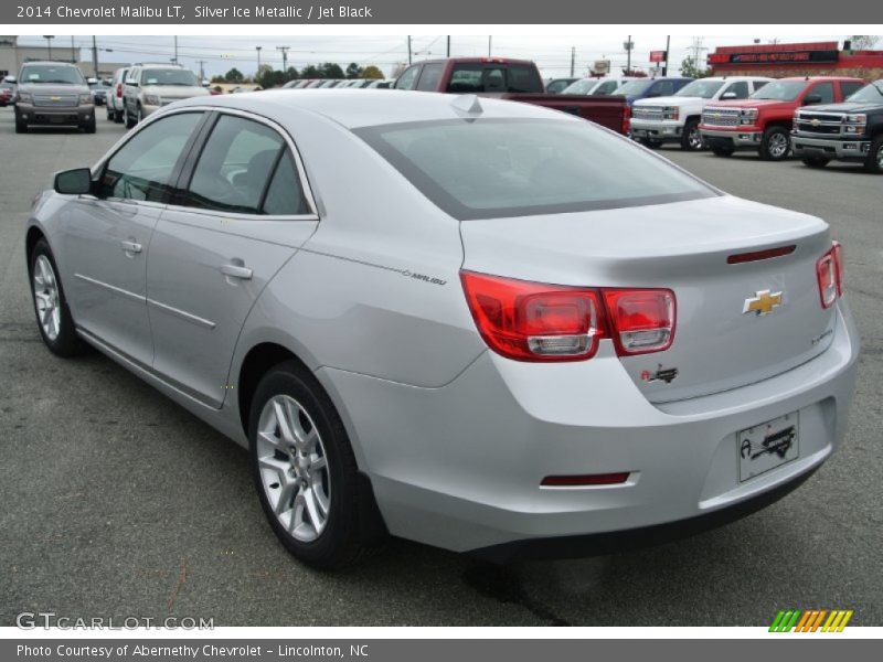 Silver Ice Metallic / Jet Black 2014 Chevrolet Malibu LT