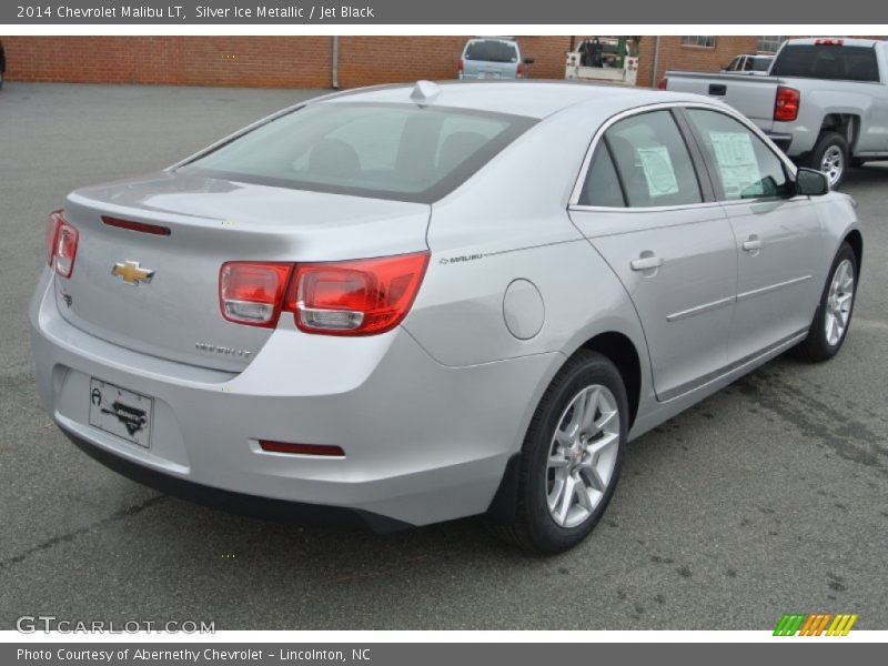 Silver Ice Metallic / Jet Black 2014 Chevrolet Malibu LT