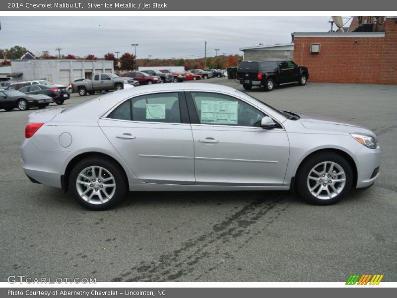 Silver Ice Metallic / Jet Black 2014 Chevrolet Malibu LT