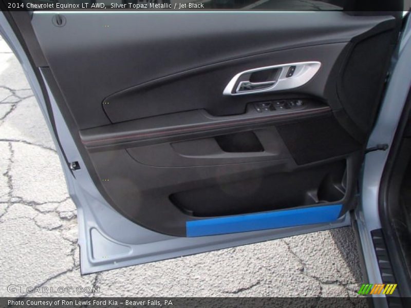 Silver Topaz Metallic / Jet Black 2014 Chevrolet Equinox LT AWD