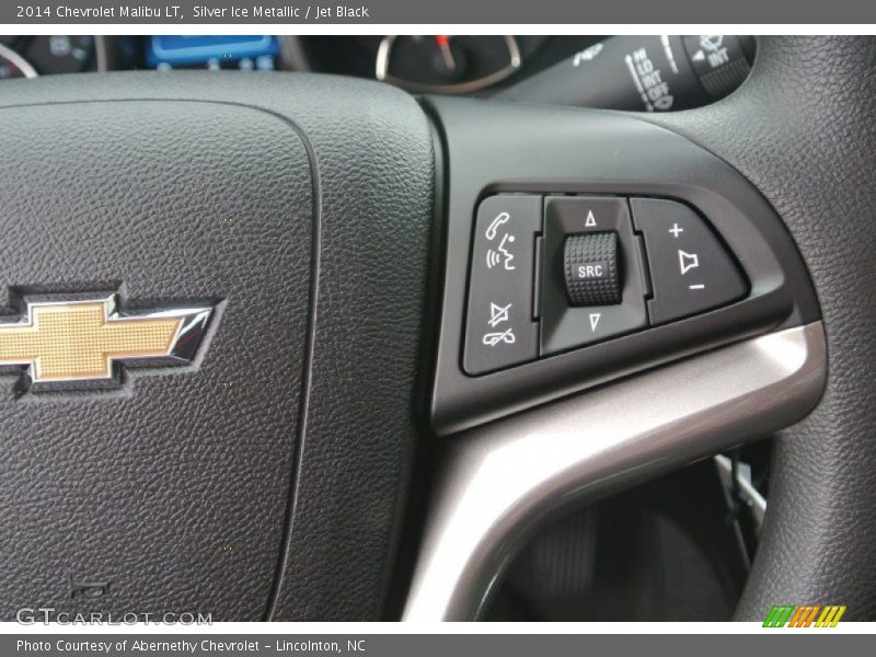Silver Ice Metallic / Jet Black 2014 Chevrolet Malibu LT