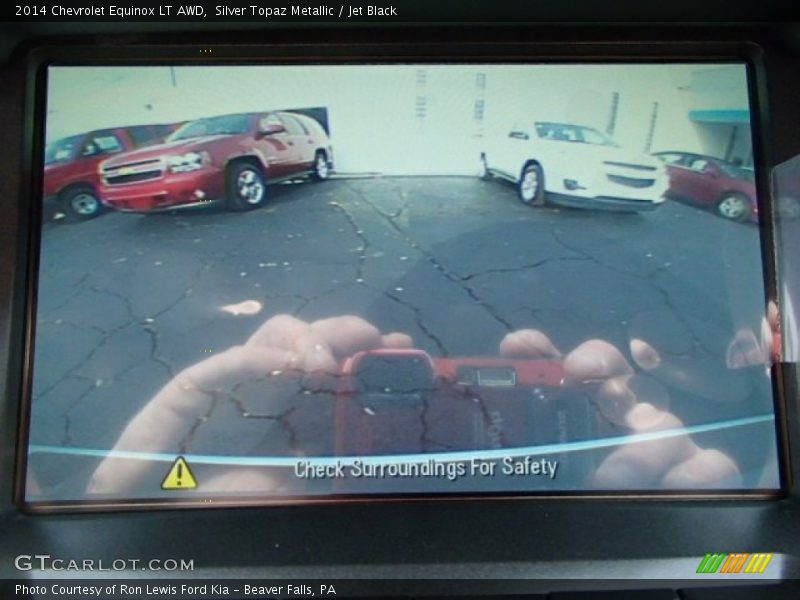 Silver Topaz Metallic / Jet Black 2014 Chevrolet Equinox LT AWD
