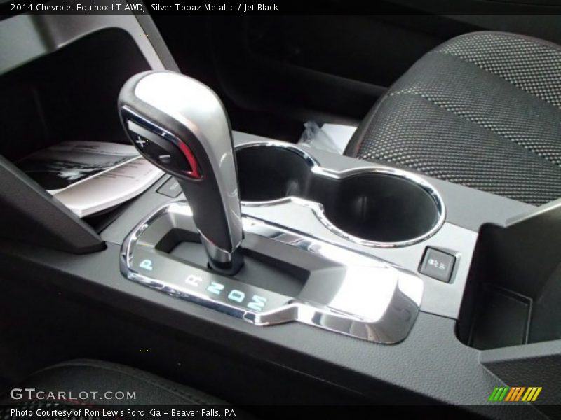 Silver Topaz Metallic / Jet Black 2014 Chevrolet Equinox LT AWD