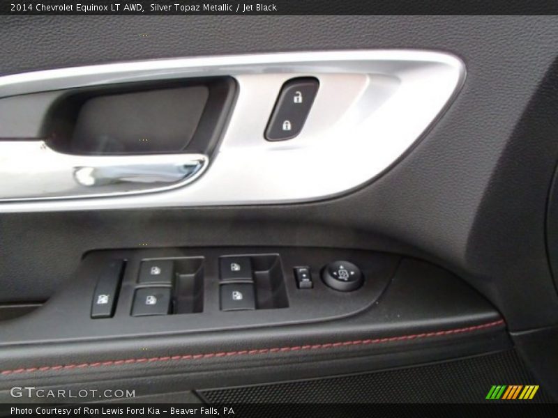Silver Topaz Metallic / Jet Black 2014 Chevrolet Equinox LT AWD