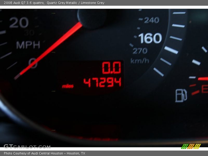 Quartz Grey Metallic / Limestone Grey 2008 Audi Q7 3.6 quattro
