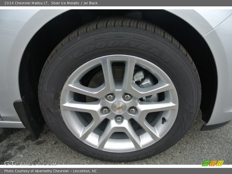 Silver Ice Metallic / Jet Black 2014 Chevrolet Malibu LT