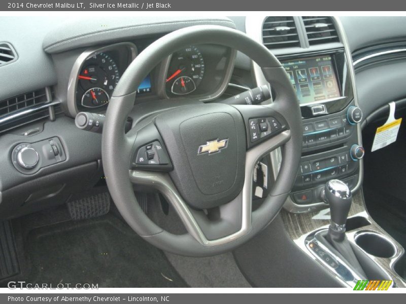 Silver Ice Metallic / Jet Black 2014 Chevrolet Malibu LT