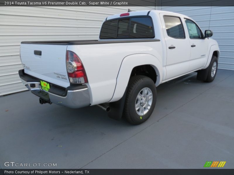 Super White / Graphite 2014 Toyota Tacoma V6 Prerunner Double Cab