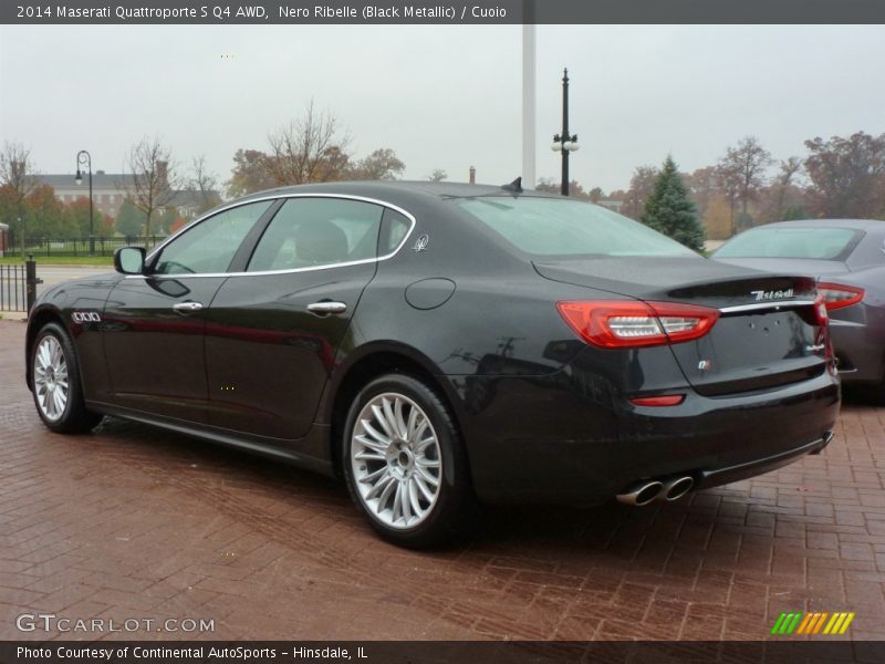 Nero Ribelle (Black Metallic) / Cuoio 2014 Maserati Quattroporte S Q4 AWD
