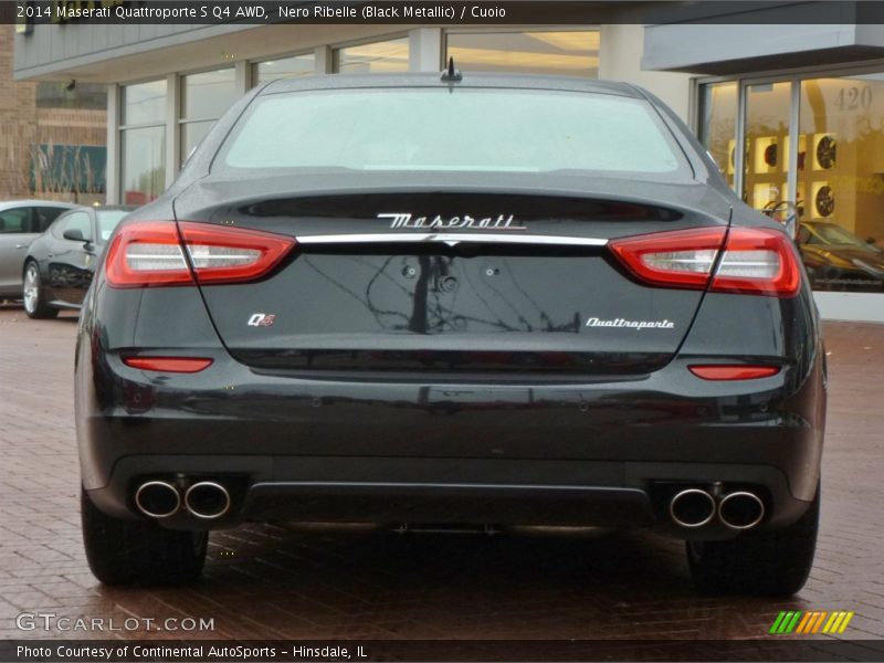 Nero Ribelle (Black Metallic) / Cuoio 2014 Maserati Quattroporte S Q4 AWD