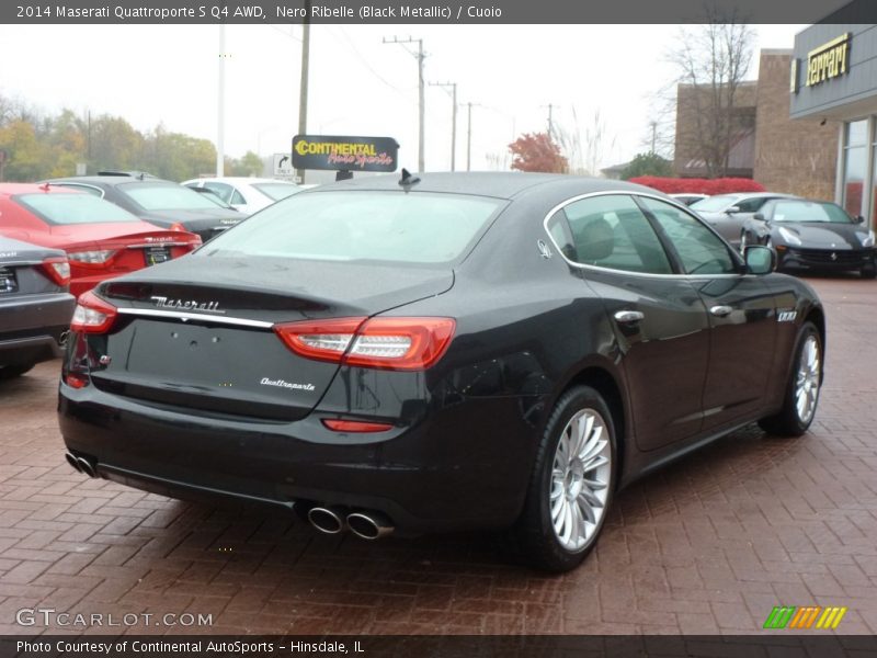 Nero Ribelle (Black Metallic) / Cuoio 2014 Maserati Quattroporte S Q4 AWD