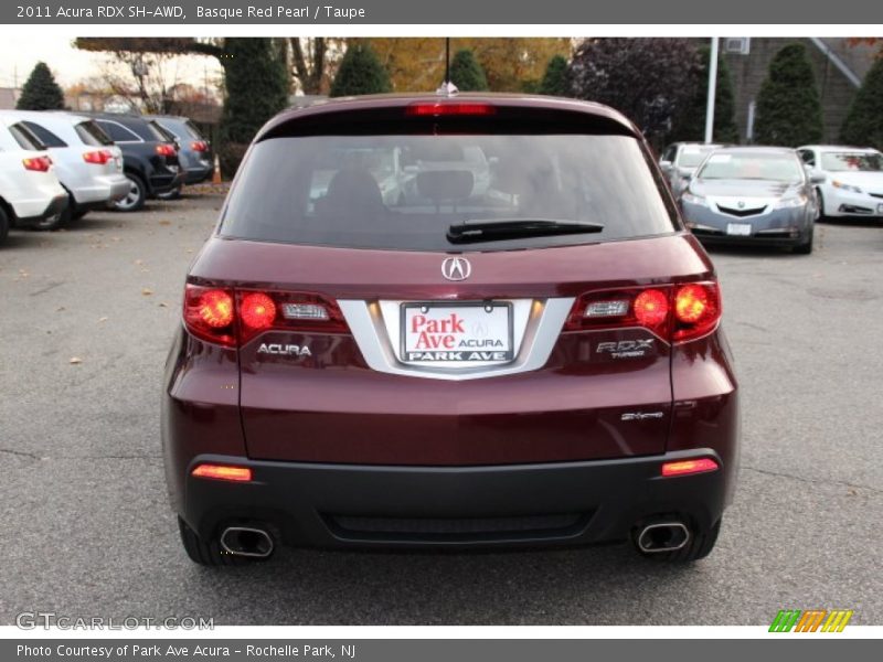Basque Red Pearl / Taupe 2011 Acura RDX SH-AWD