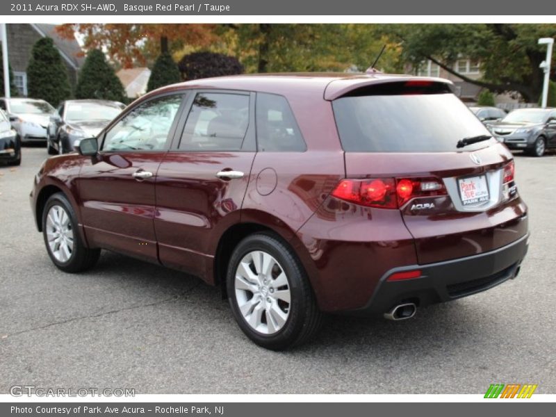 Basque Red Pearl / Taupe 2011 Acura RDX SH-AWD