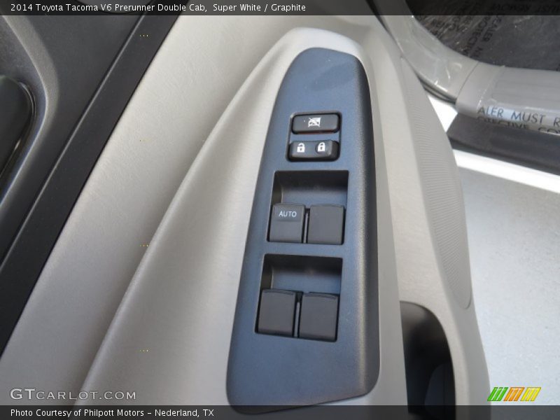 Super White / Graphite 2014 Toyota Tacoma V6 Prerunner Double Cab