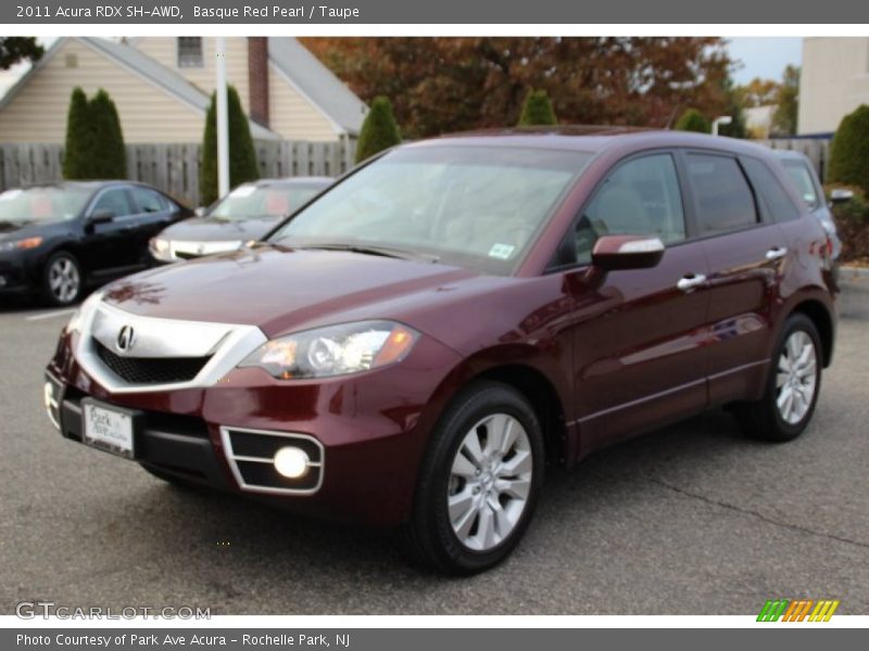 Basque Red Pearl / Taupe 2011 Acura RDX SH-AWD