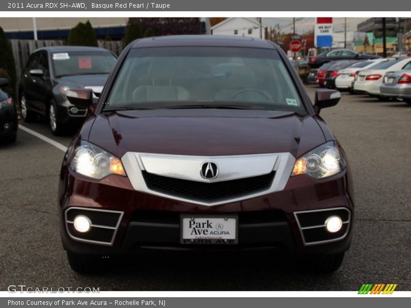 Basque Red Pearl / Taupe 2011 Acura RDX SH-AWD