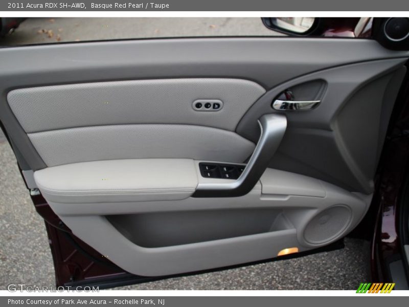 Basque Red Pearl / Taupe 2011 Acura RDX SH-AWD