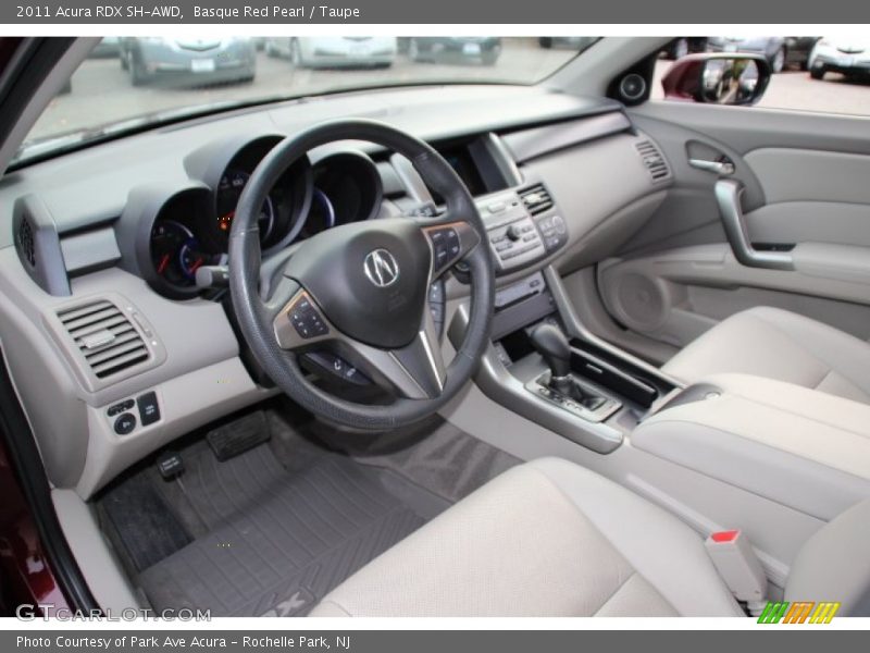 Basque Red Pearl / Taupe 2011 Acura RDX SH-AWD