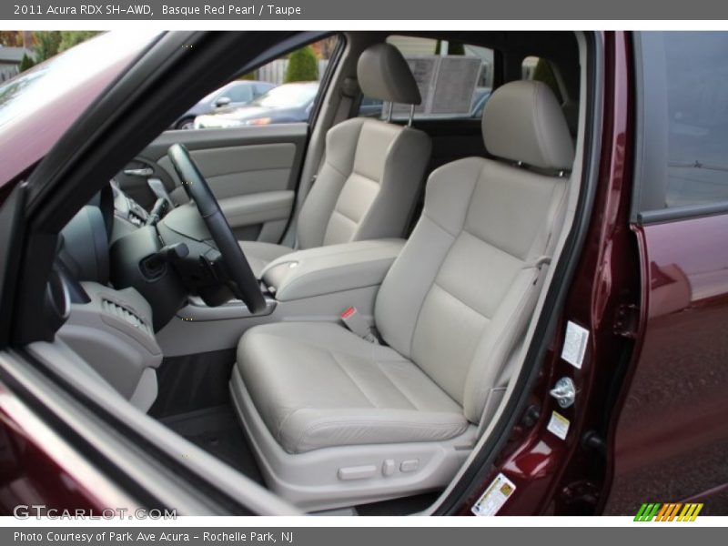 Basque Red Pearl / Taupe 2011 Acura RDX SH-AWD