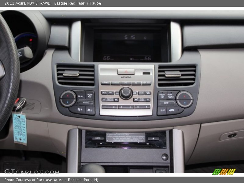 Basque Red Pearl / Taupe 2011 Acura RDX SH-AWD