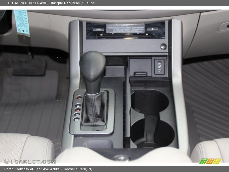 Basque Red Pearl / Taupe 2011 Acura RDX SH-AWD