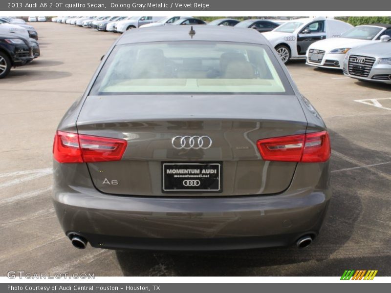 Oolong Gray Metallic / Velvet Beige 2013 Audi A6 2.0T quattro Sedan