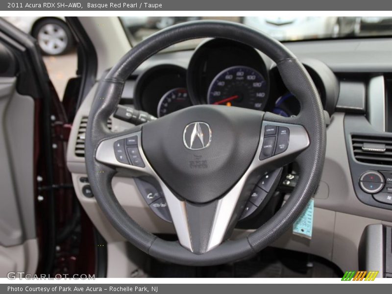 Basque Red Pearl / Taupe 2011 Acura RDX SH-AWD