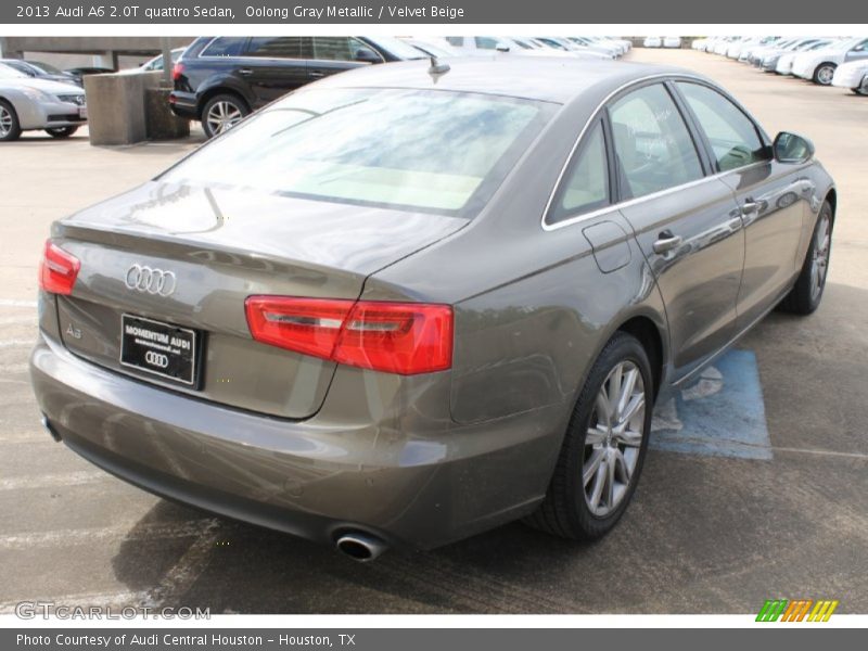 Oolong Gray Metallic / Velvet Beige 2013 Audi A6 2.0T quattro Sedan