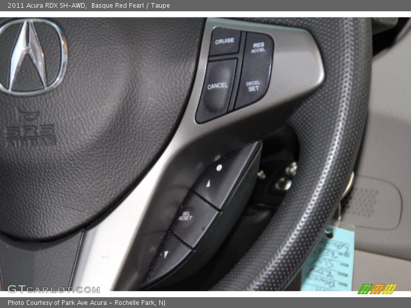 Basque Red Pearl / Taupe 2011 Acura RDX SH-AWD