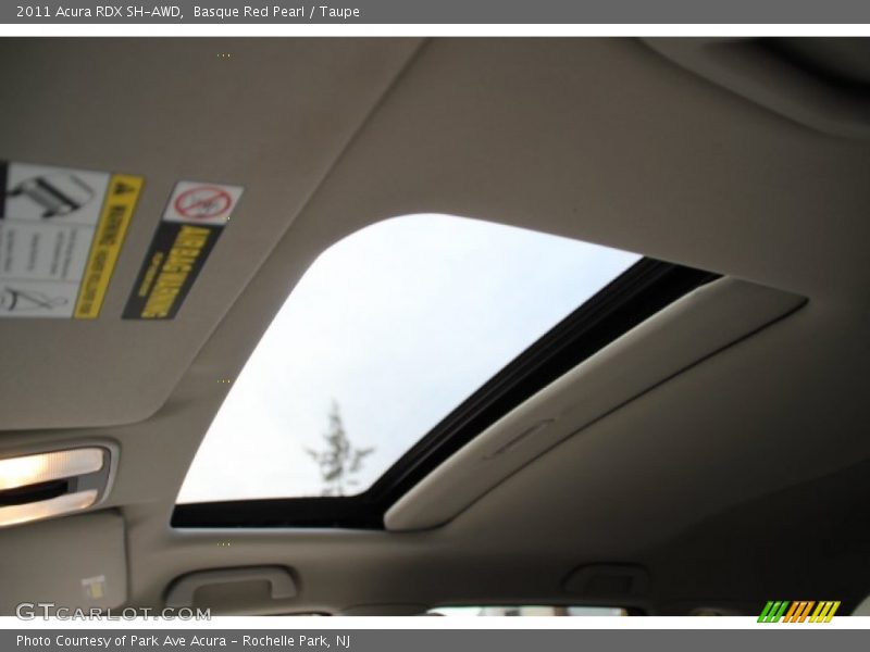 Basque Red Pearl / Taupe 2011 Acura RDX SH-AWD