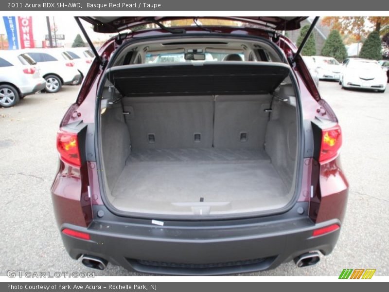 Basque Red Pearl / Taupe 2011 Acura RDX SH-AWD