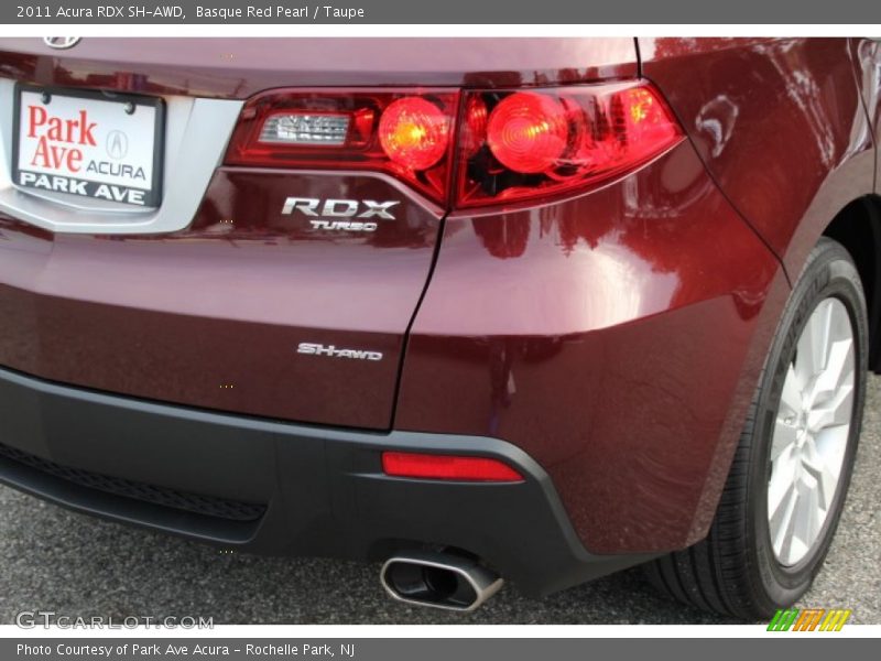 Basque Red Pearl / Taupe 2011 Acura RDX SH-AWD