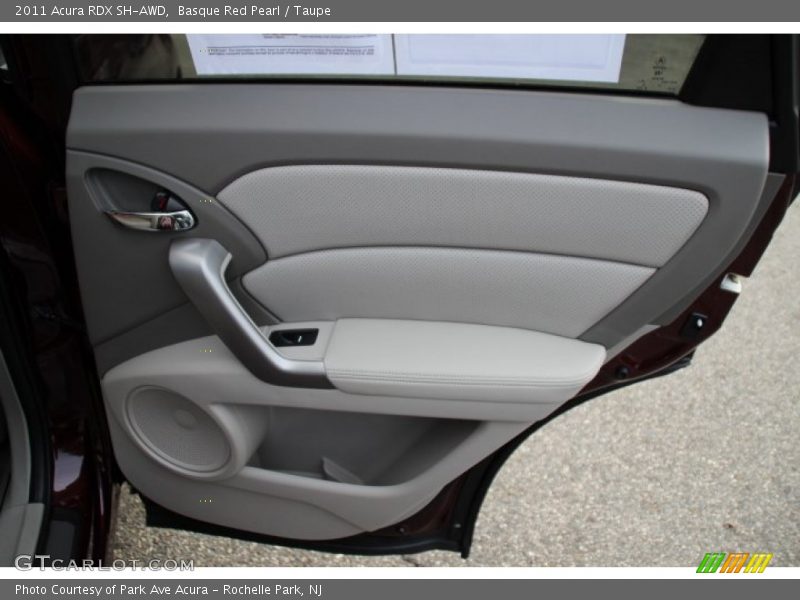 Basque Red Pearl / Taupe 2011 Acura RDX SH-AWD